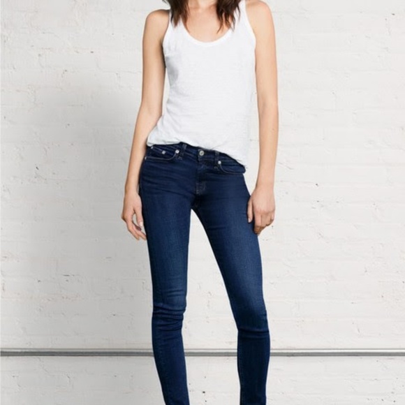 Rag & Bone Mid-Rise Skinny Jeans - Picture 7 of 7